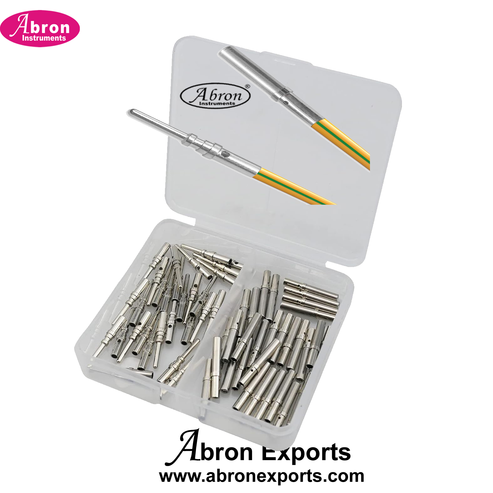 Solid Contract for Wire Male Female Set Size 16 DT Series 30 Pairs Pin And Socket 14AWG Wire in Box Abron AE-1224SC16A 